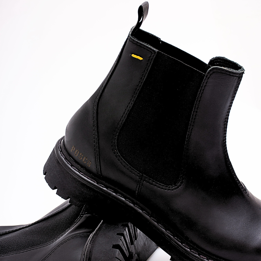 Bota Norte Cuero Negro