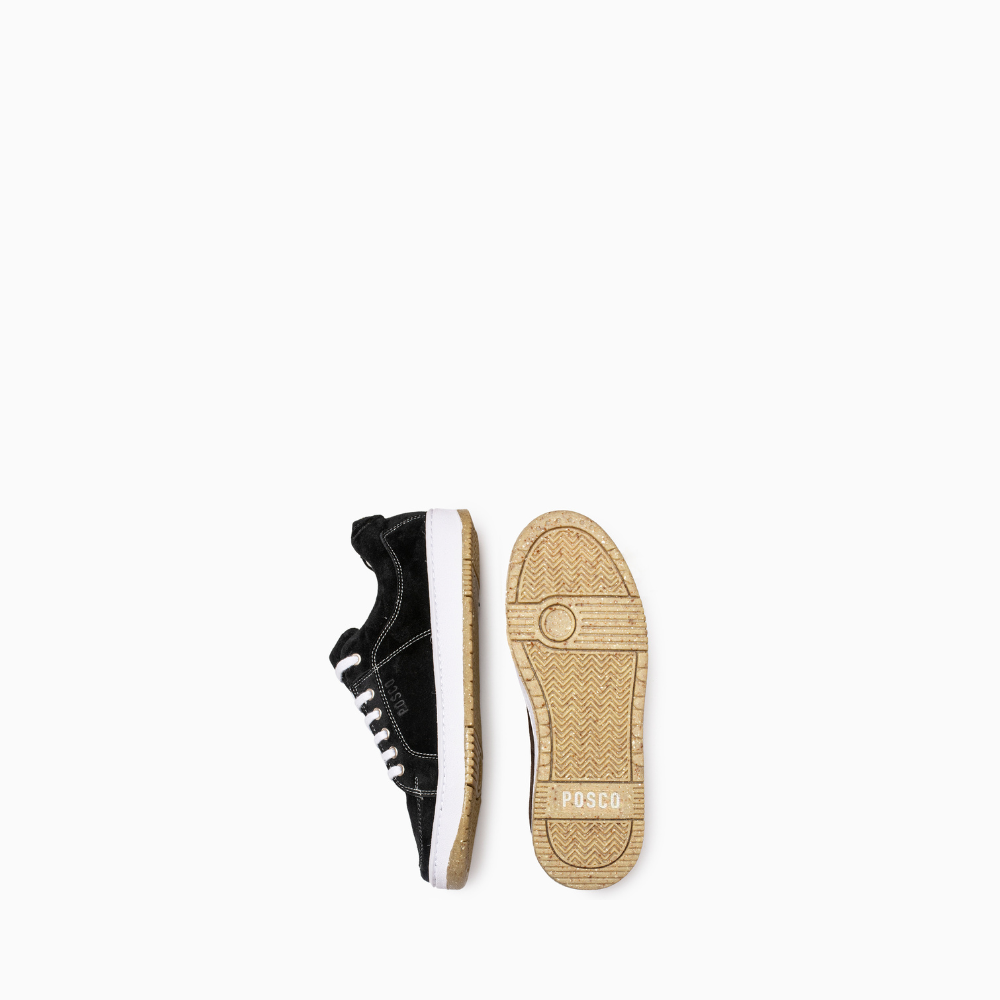 Chunky Sneaker Gamuza Negra