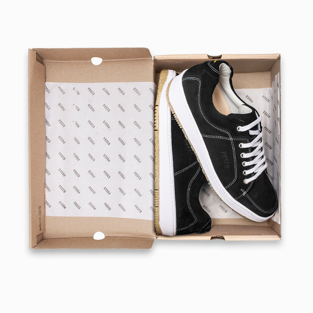 Chunky Sneaker Gamuza Negra