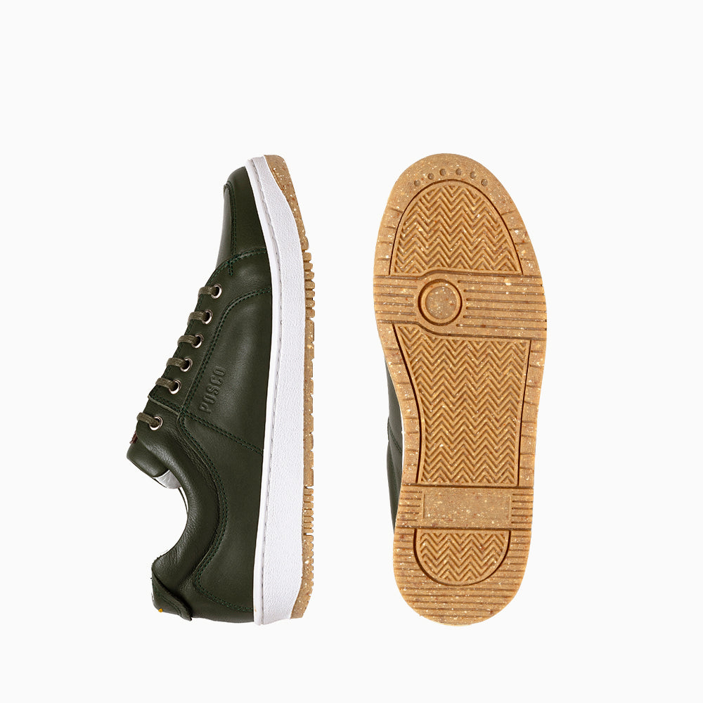 Chunky Sneaker Cuero Verde