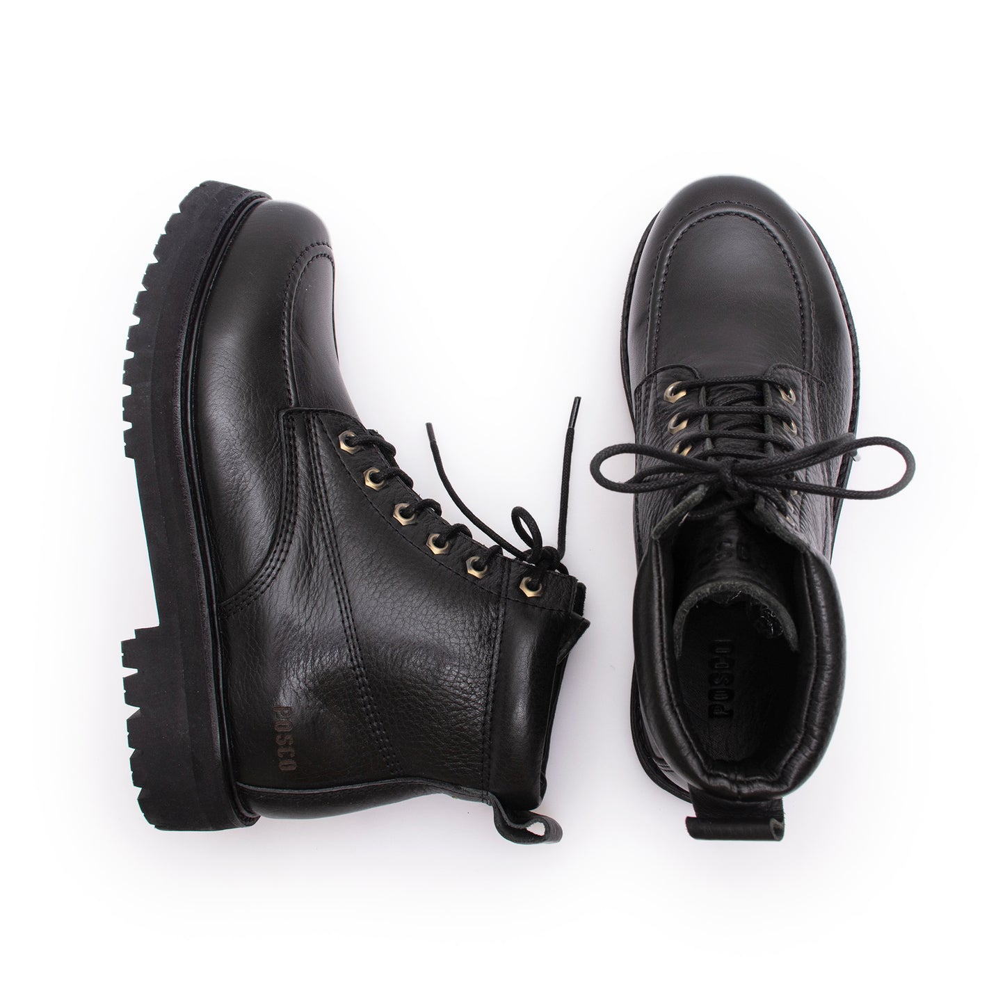 Borcego Patagon Cuero Negro