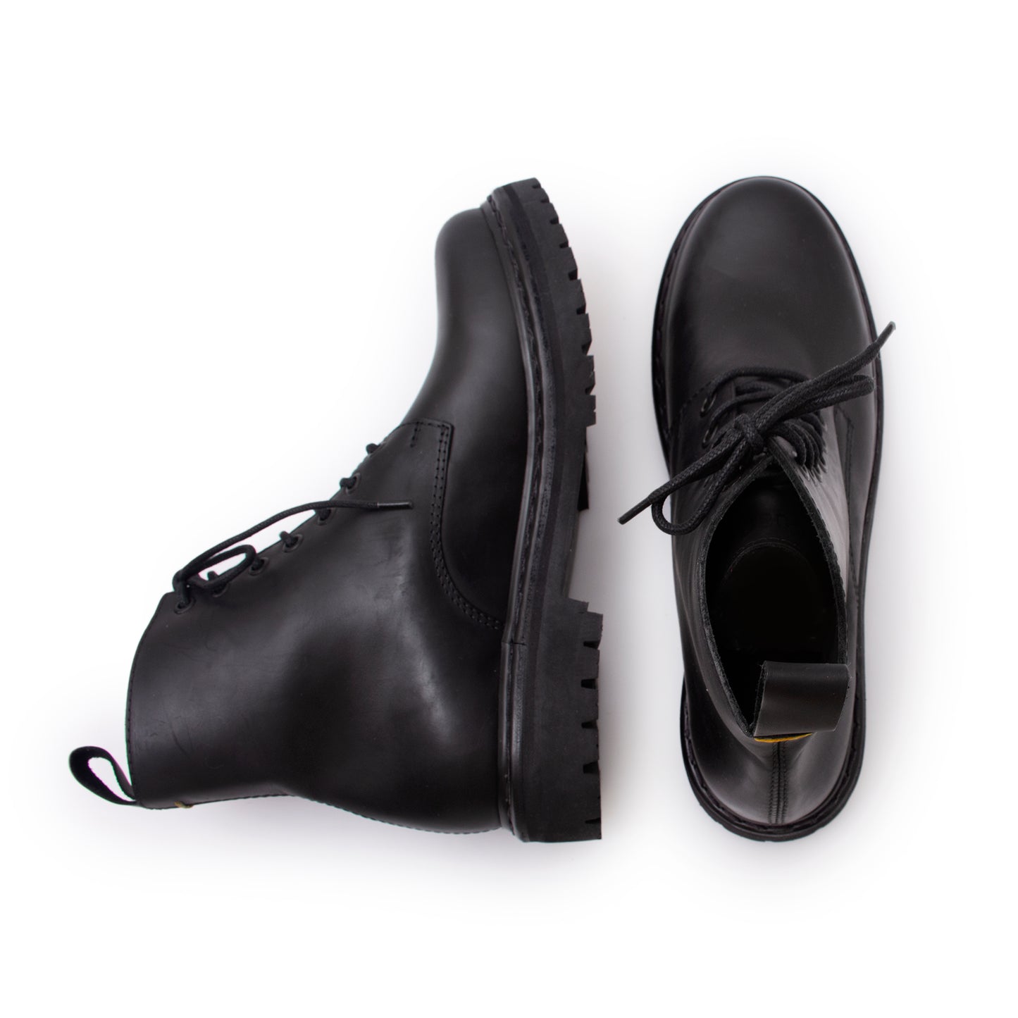 Borcego Sur Mujer Cuero Negro