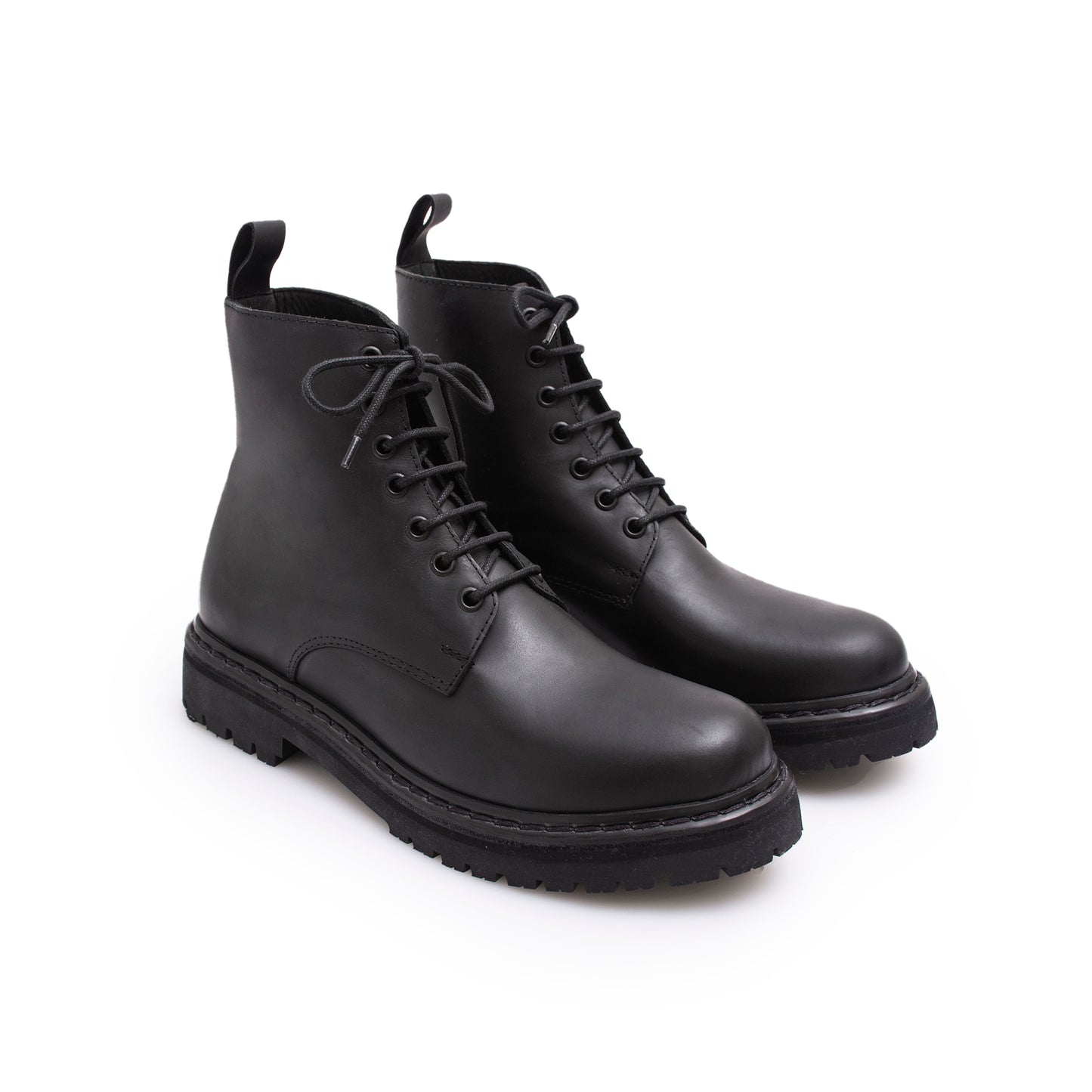 Borcego Sur Cuero Negro