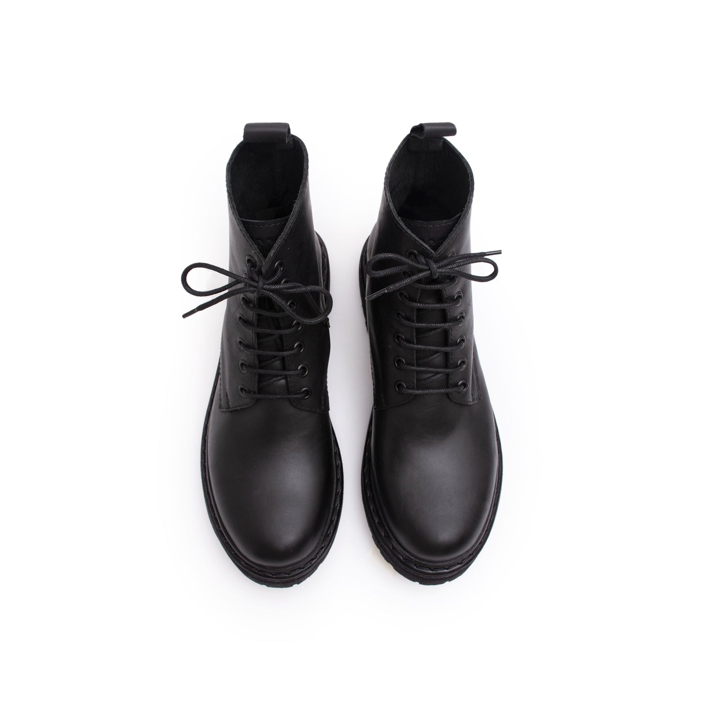 Borcego Sur Mujer Cuero Negro