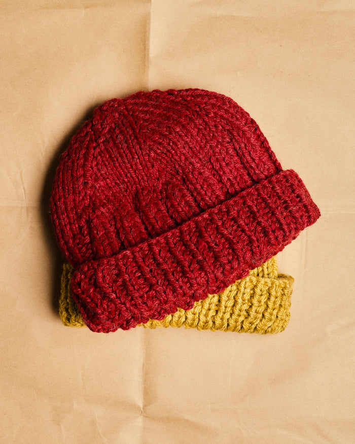 Abuela POSCO Gorro de Merino – Tinto