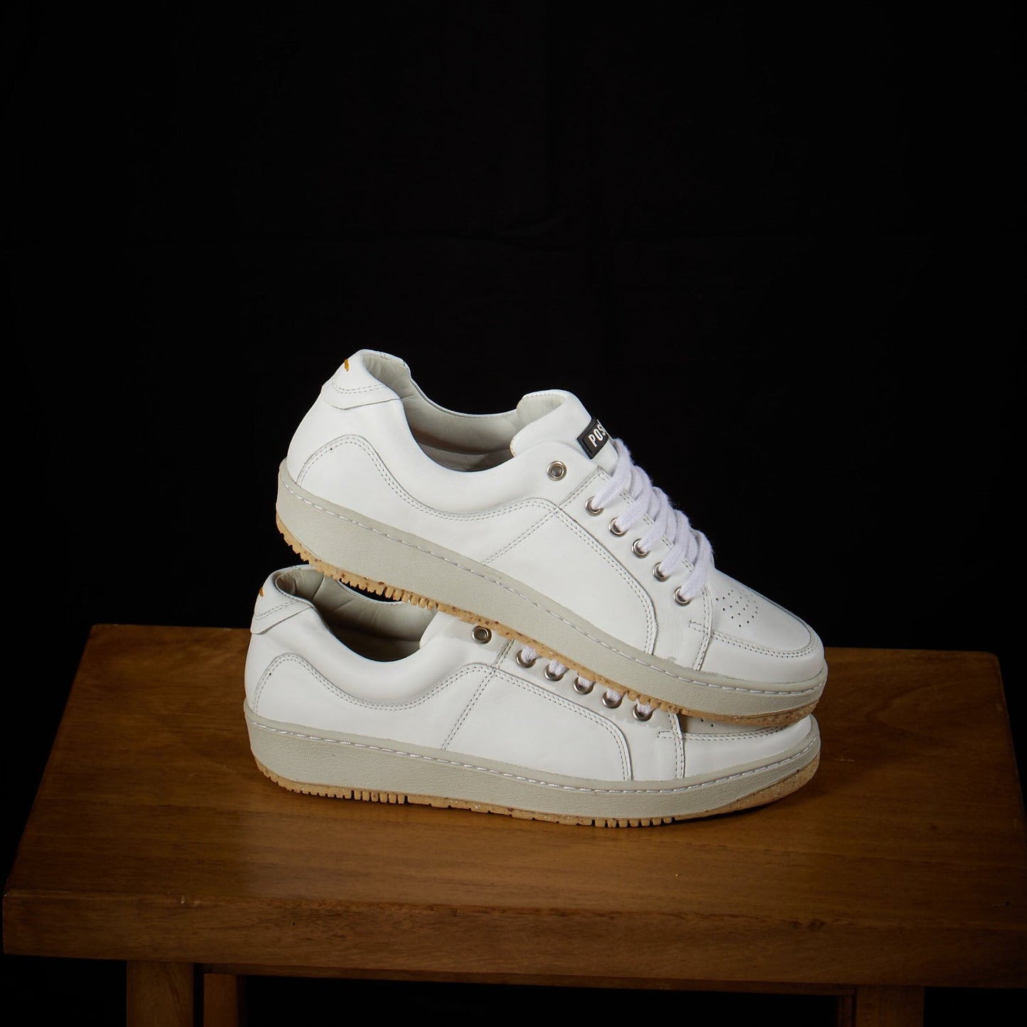 Chunky Sneaker Cuero Blanco