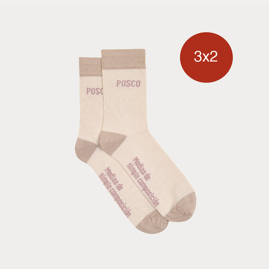 Medias De Simple Composición Natural