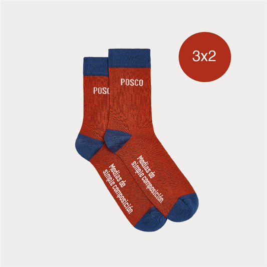 Medias De Simple Composición Ladrillo