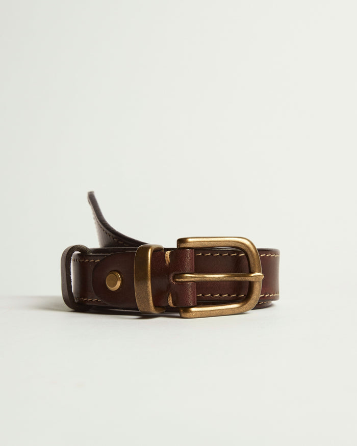 Cinto Vintage Cuero Chocolate
