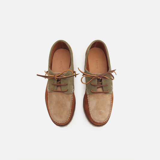 Power Navy Tricolor Boat Shoes