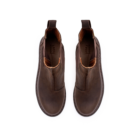 Norte Brown Leather Boot