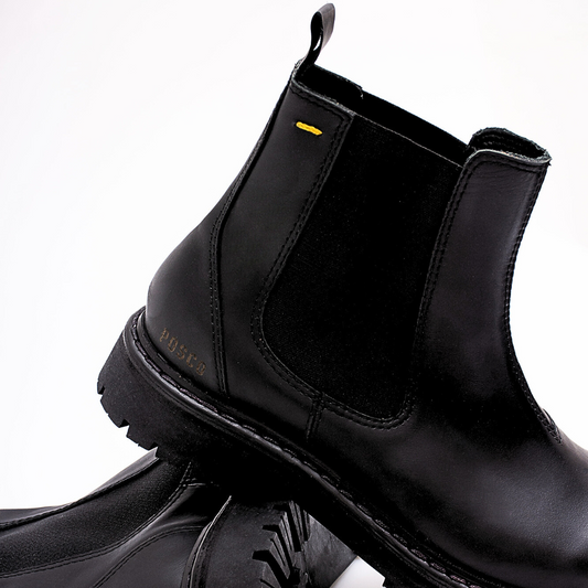Bota Norte Black Leather