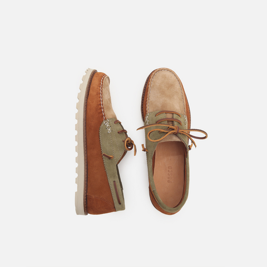 Power Navy Tricolor Boat Shoes