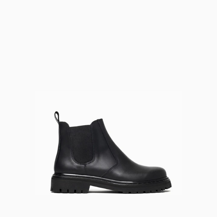 Women's North Black Leather Boot