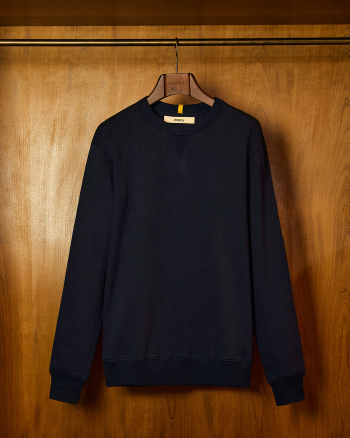 Buzo Crewneck Azul Marino