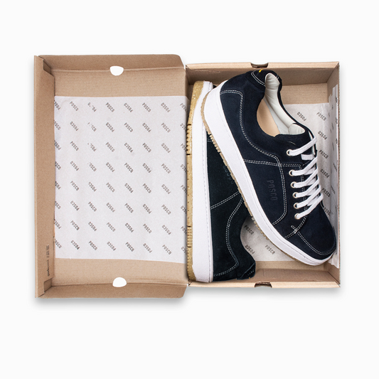 Chunky Sneaker Gamuza Azul