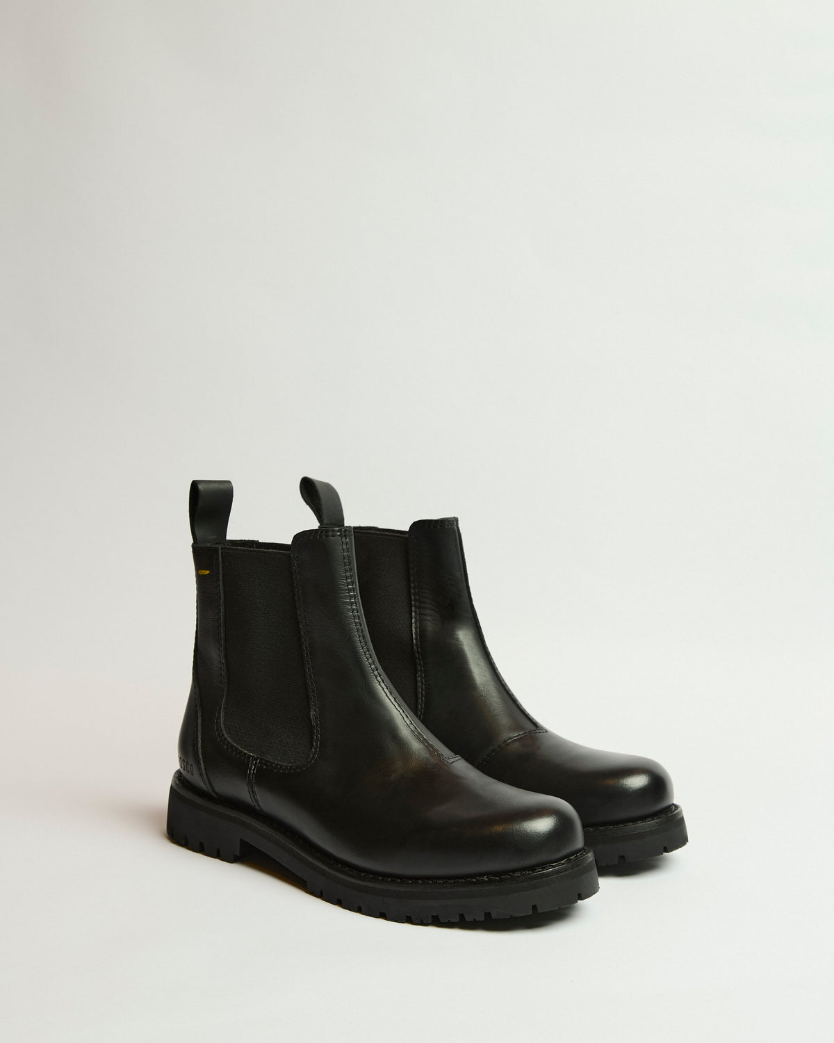 Norte Black Leather Boot 