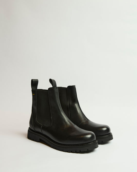 Bota Norte Cuero Negro