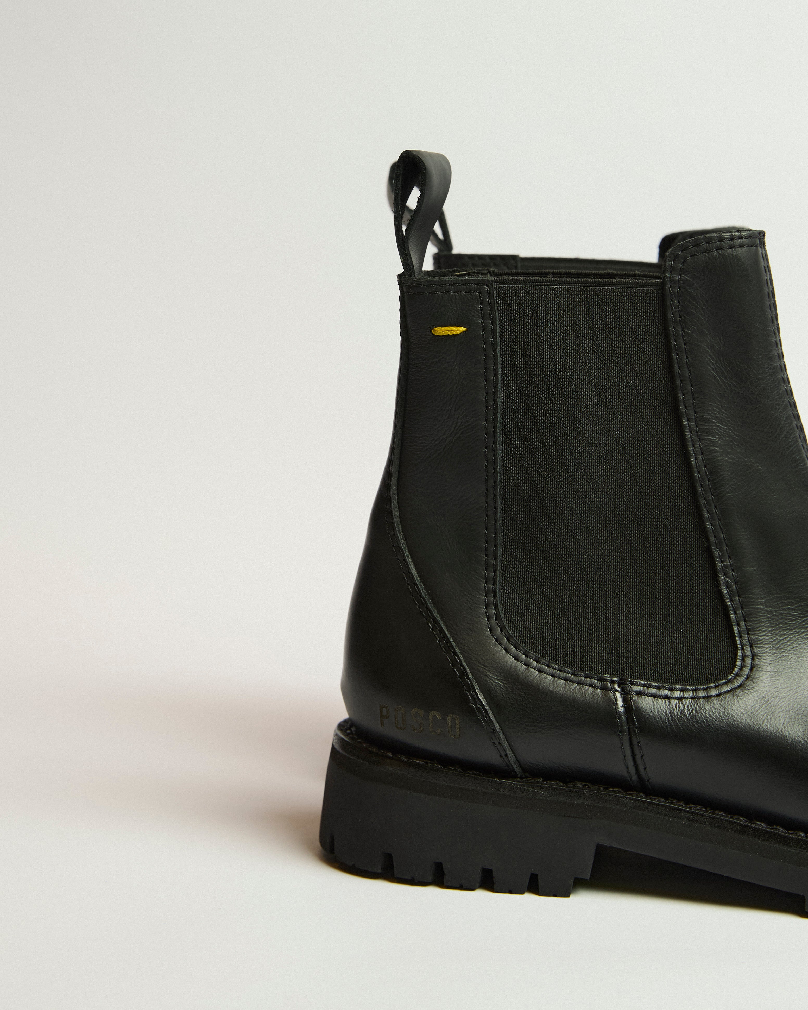 Bota Norte Cuero Negro
