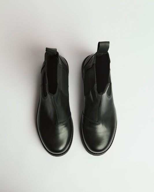 Bota Norte Cuero Negro