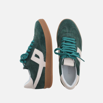 Vilelas Mujer Gamuza Verde