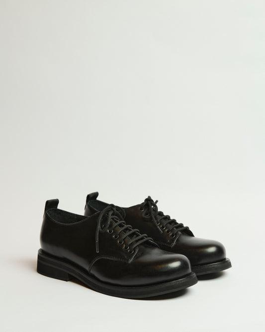 Charata Black Leather