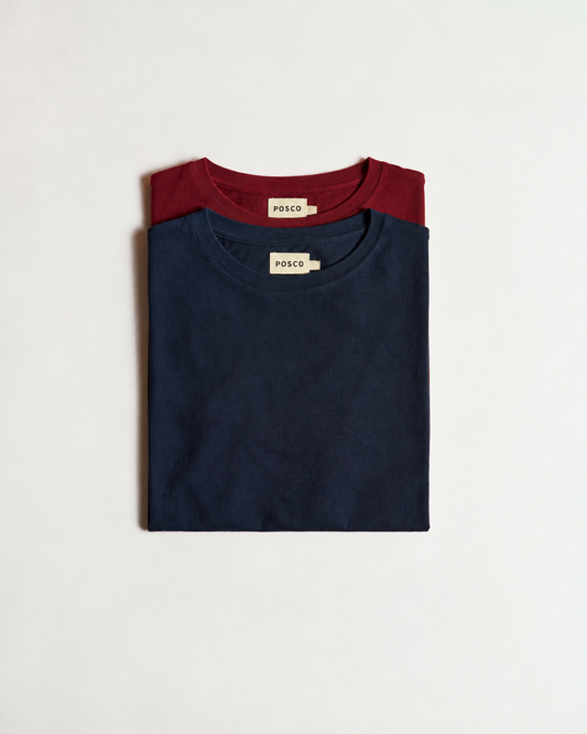 Remera Manga Corta Azul