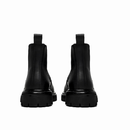 Norte Black Leather Boot 