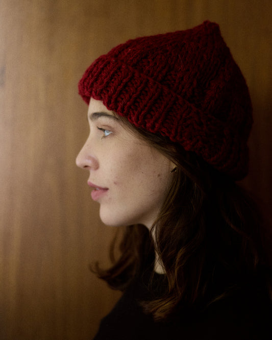 Abuela POSCO Gorro de Merino –  Tinto