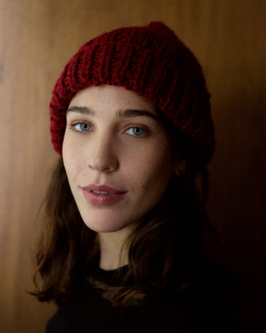 Abuela POSCO Gorro de Merino –  Tinto