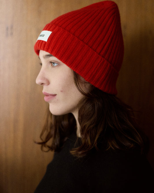 Chaquito Merino Gorro – Cherry