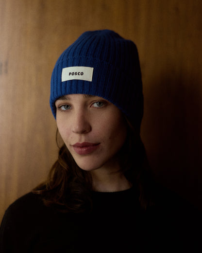 Chaquito Merino Beanie – Indigo