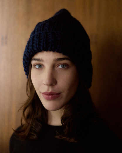 Abuela POSCO Gorro de Merino – Azul