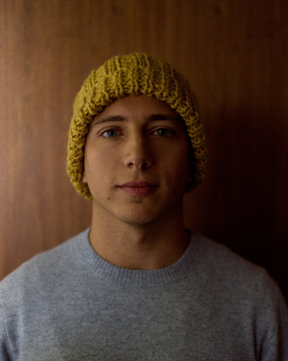 Abuela POSCO Gorro de Merino –  Mostaza