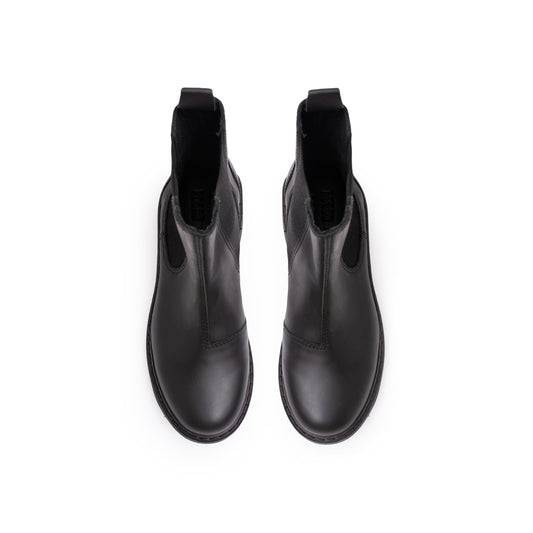 Norte Black Leather Boot 