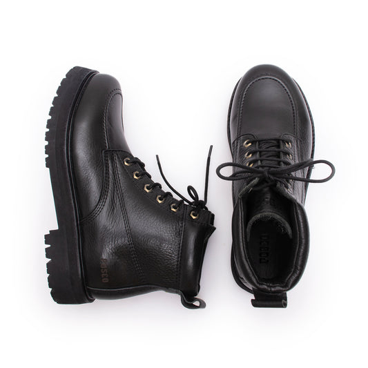 Borcego Patagon Cuero Negro