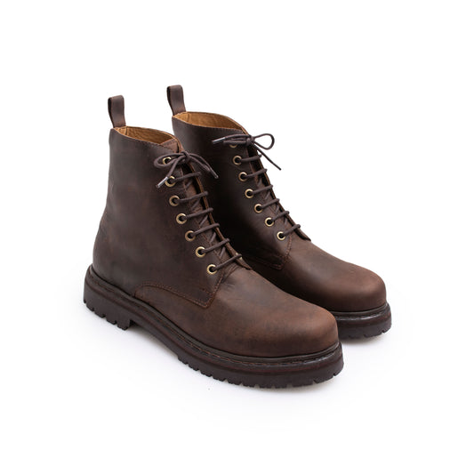 Sur Brown Leather Boot