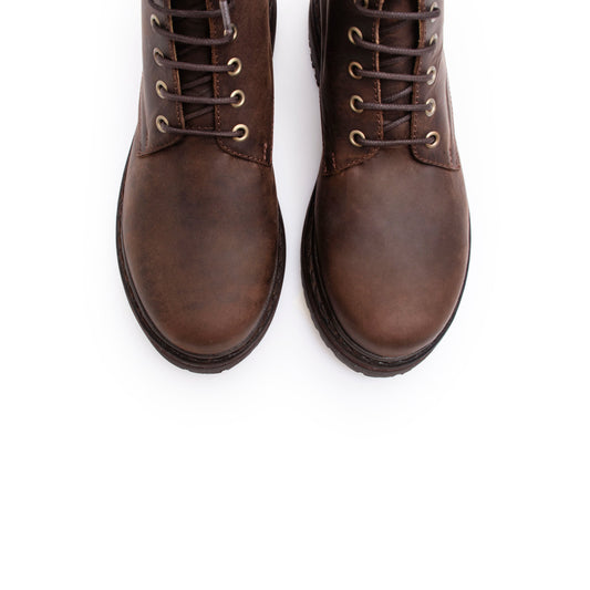 Sur Brown Leather Boot