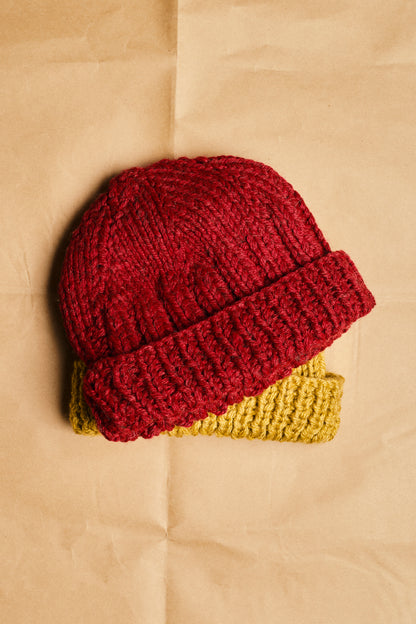 Abuela POSCO Gorro de Merino –  Rojo