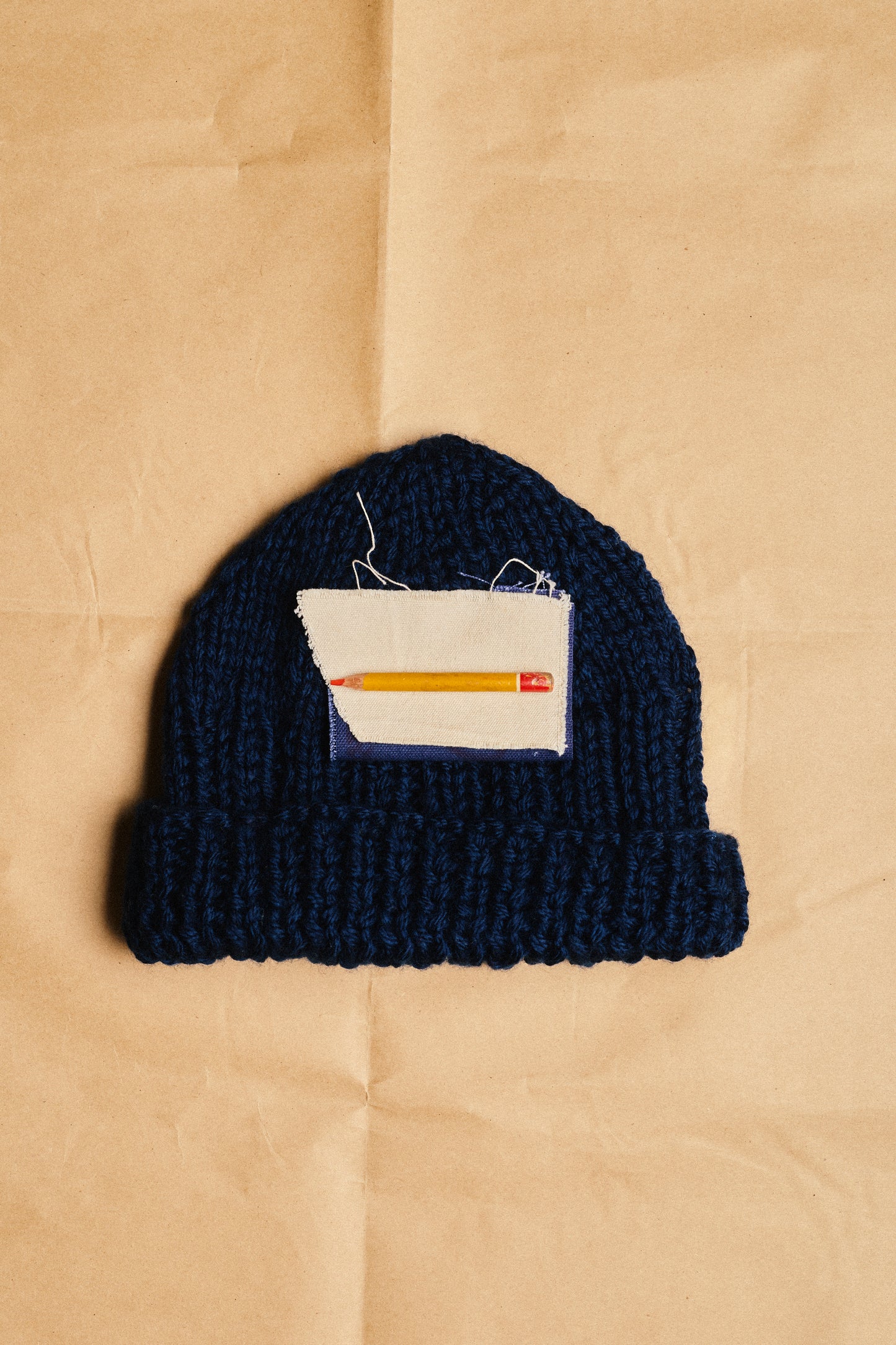 Abuela POSCO Gorro de Merino – Azul