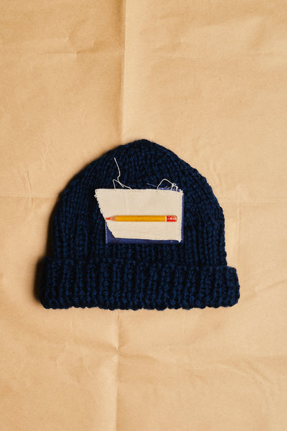 Abuela POSCO Gorro de Merino – Azul