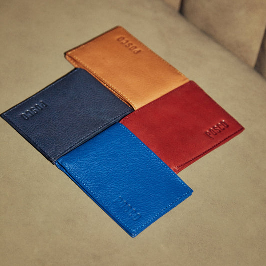 Billetera Doli Cuero Azul