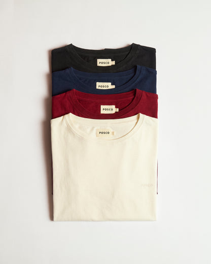 Remera Manga Corta Rojo