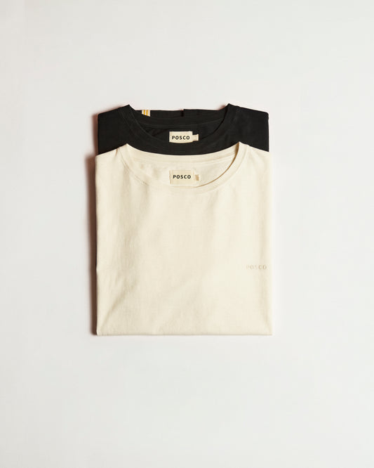 Remera Manga Corta Natural
