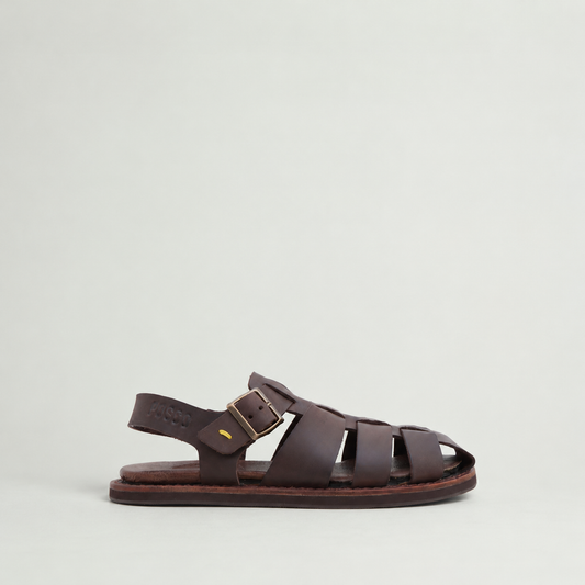 Orilla Women's Brown Leather Sandal