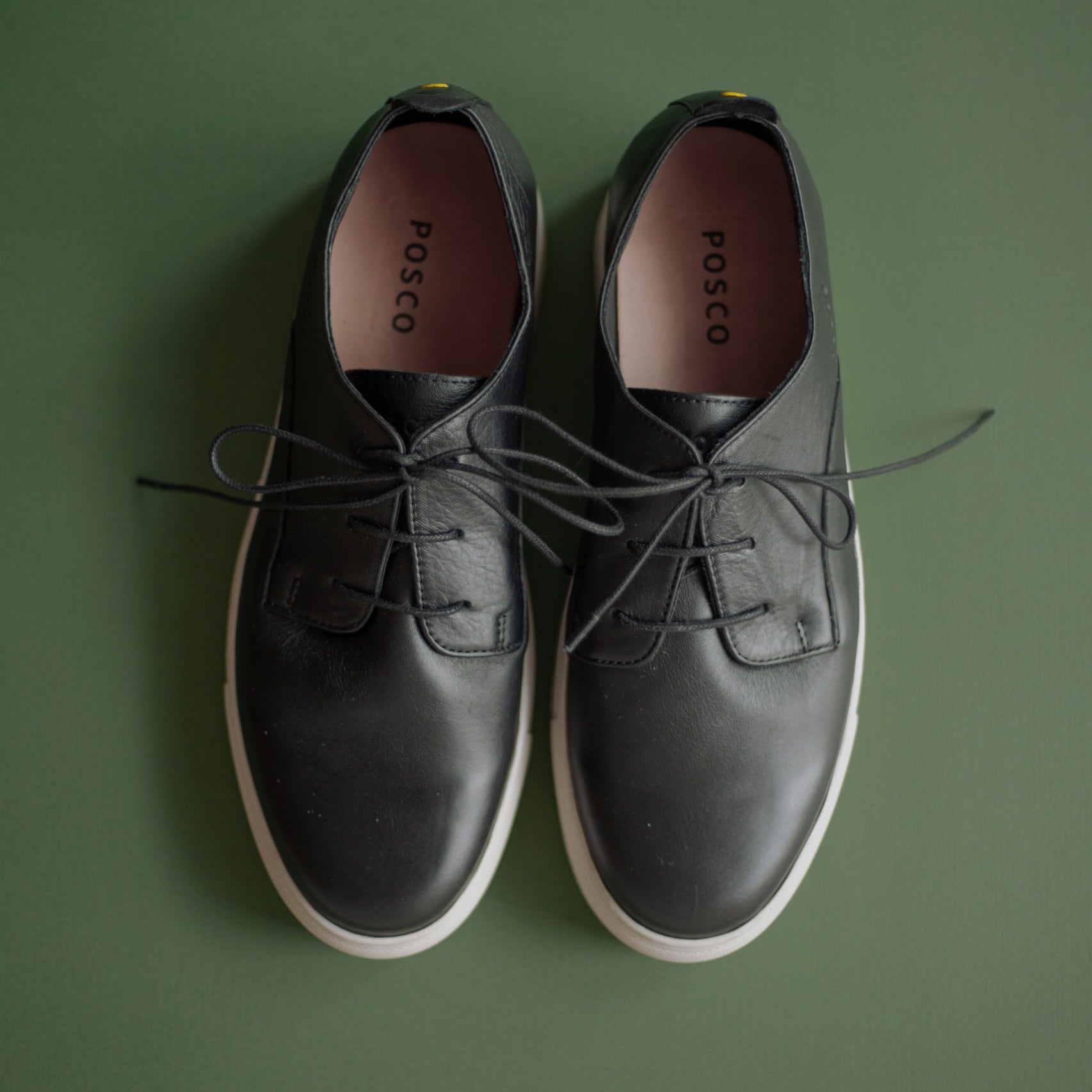 Calzado de Cuero Argentino Zapatos Ábaco Fat de cuero Negro