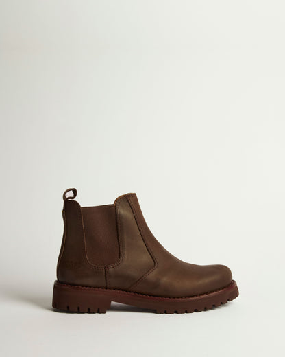 Bota Norte Mujer Cuero Marrón