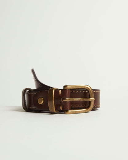 Cinto Vintage Cuero Chocolate