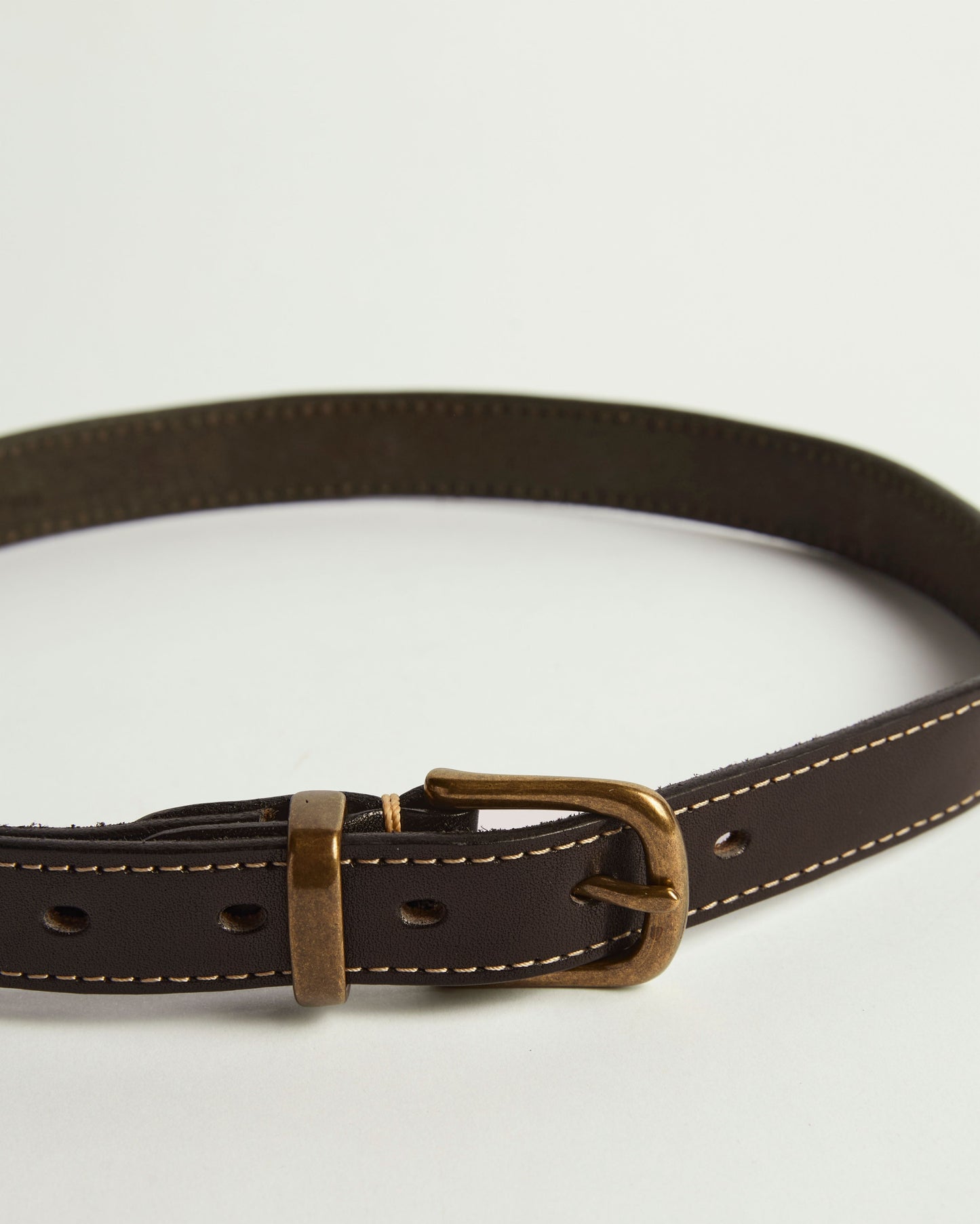 Cinto Vintage Cuero Negro