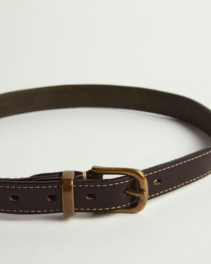 Cinto Vintage Cuero Negro
